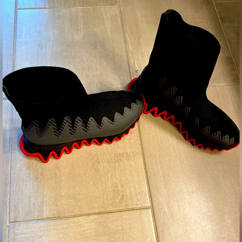 Louboutin Shark High Top sneaker